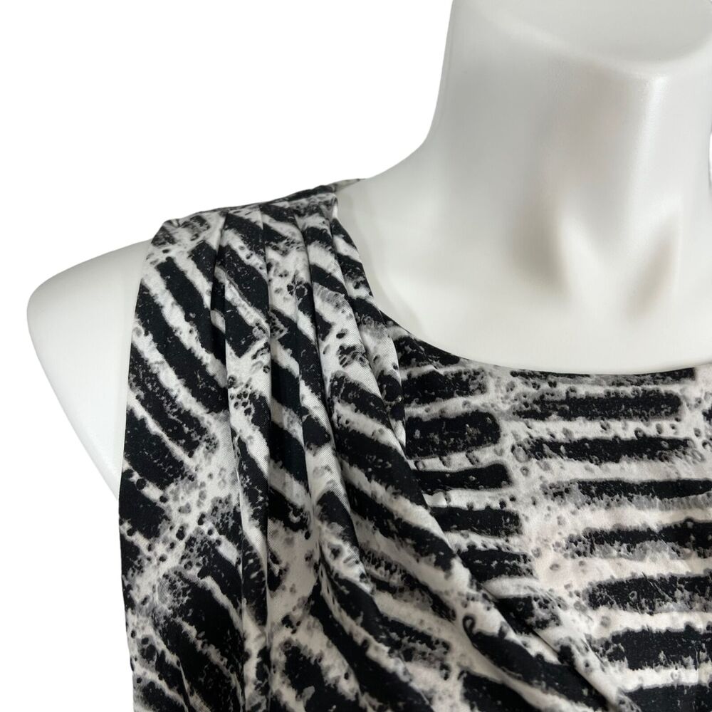 Worthington Womens Blouse Top Stretchy Sleeveless Drape Neck Pullover Large - Picture 4 of 9